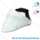 Nobleza Checkered Triangle Scarf for Dogs