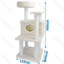 Nobleza Kratzbaum L53*B49*H90 cm Beige