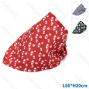 Nobleza Printed Triangle Scarf for Dogs