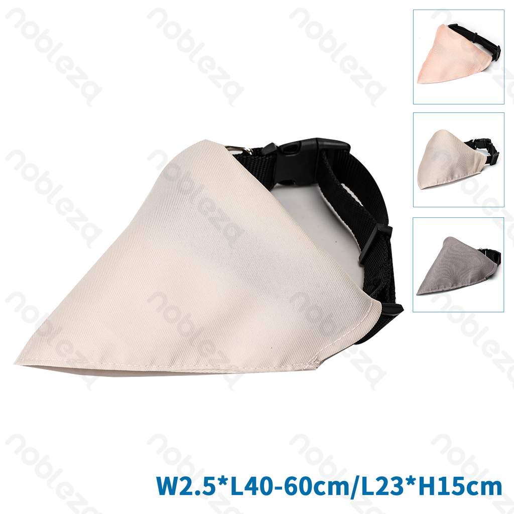[B4070141T] Nobleza : écharpe triangulaire unie pour chiens