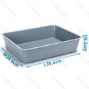 Aigostar Kattenbak L39 6*B29 6*H8 5CM