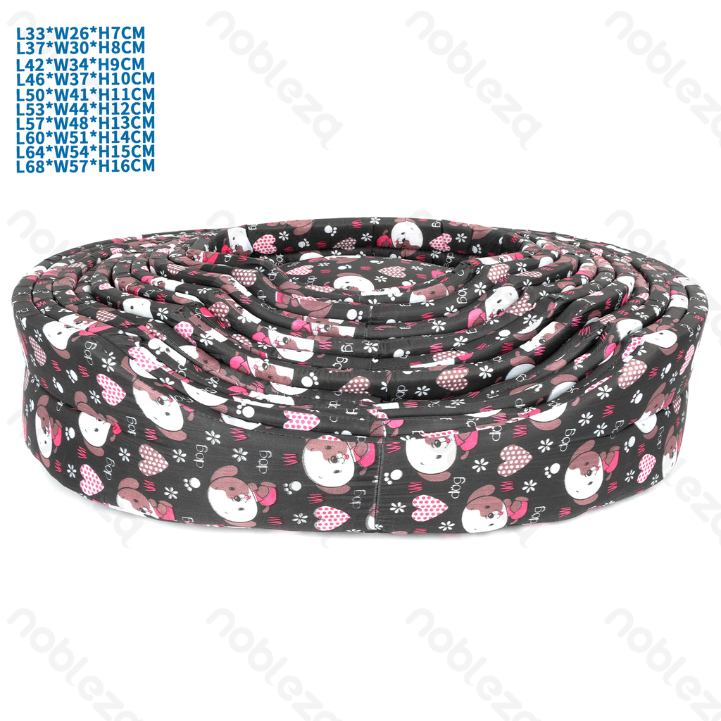 [B407033OG] Nobleza Samendrukbaar huisdierbedset 10st