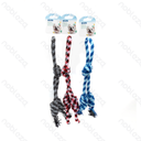 Nobleza Rope toys L43cm Blue&White Red&Black White&Grey White&Black