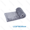 Couverture en flanelle Jacquard Nobleza L120 x l100 cm