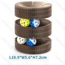 Nobleza Cat scratching board Arch bridge style L18.9*W5.6*H7.2cm Brown 2pcs