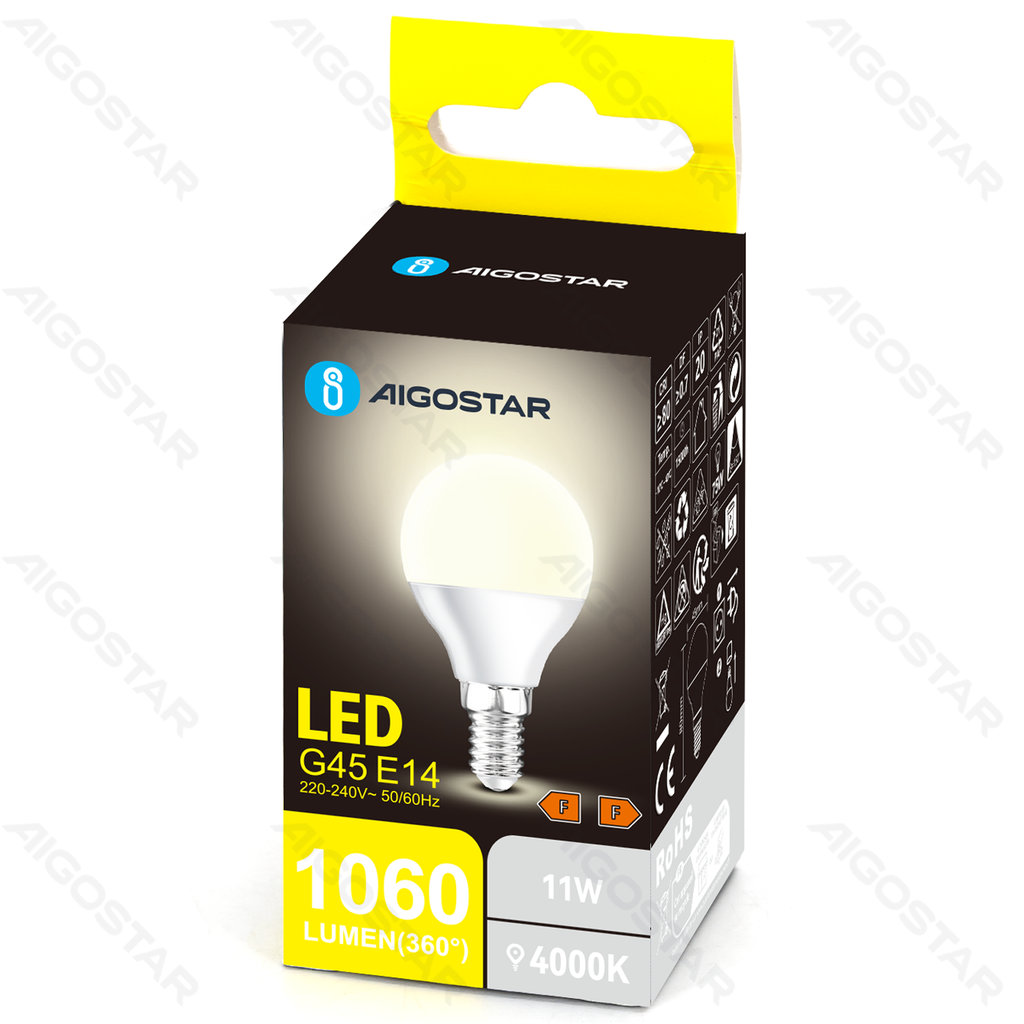 LED lamp G45 11W 1060lm 4000K E14