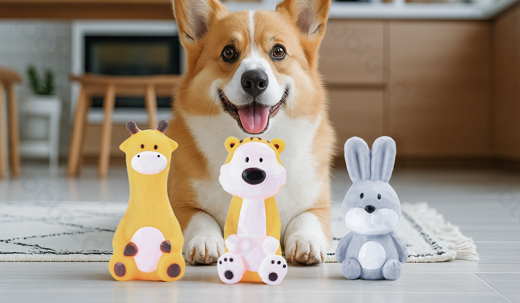 Aigostar Dierenserie vinyl hondenspeeltje