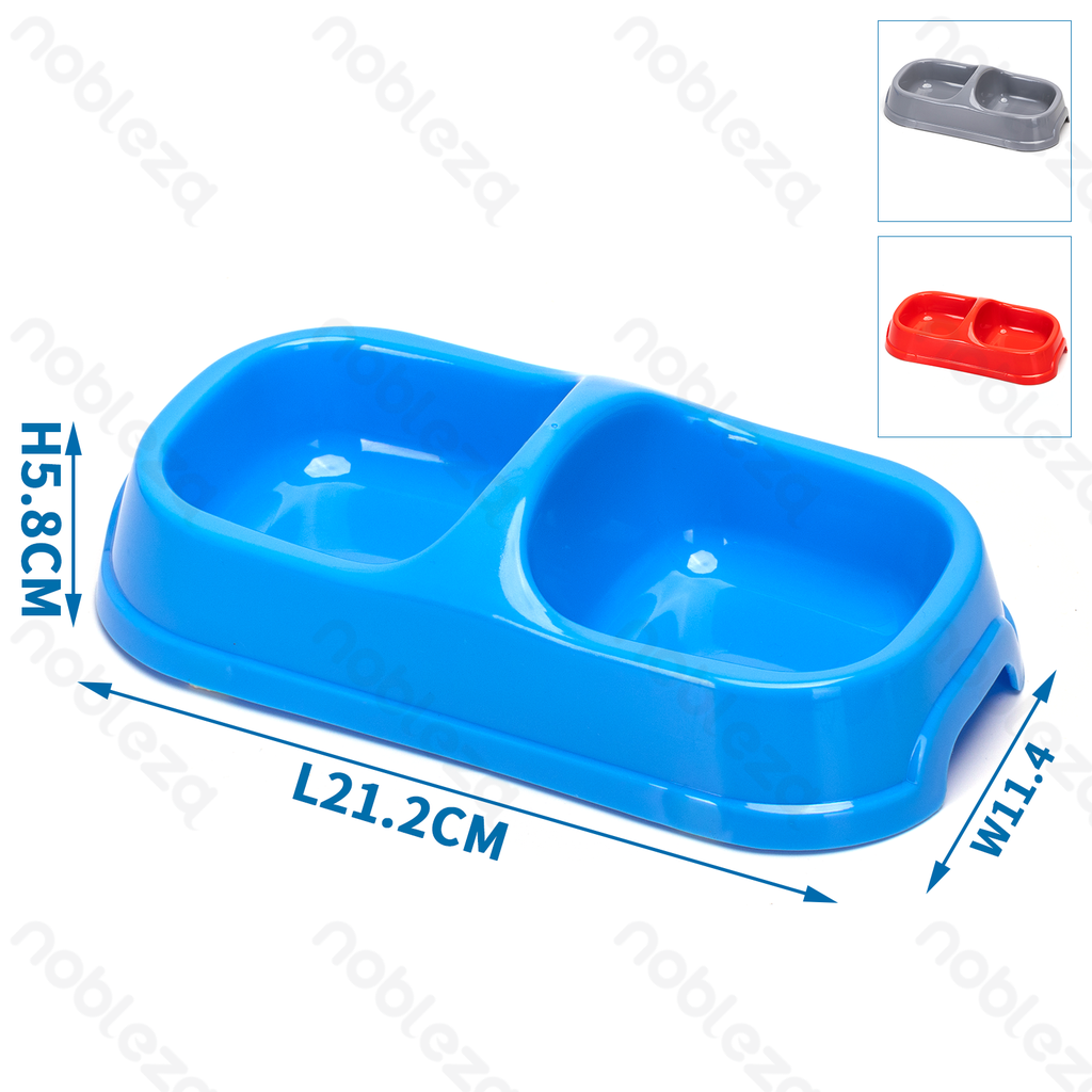 [B4070310X] Nobleza Dubbele voerbak voor huisdieren