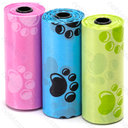 Aigostar Waste bags Printed patterns W23*L32cm 0.8 mil Green&Blue&Pink 3pcs