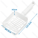 Aigostar Schep voor kattenbakvulling