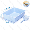 Nobleza Enclosed Litter Box with Scoop
