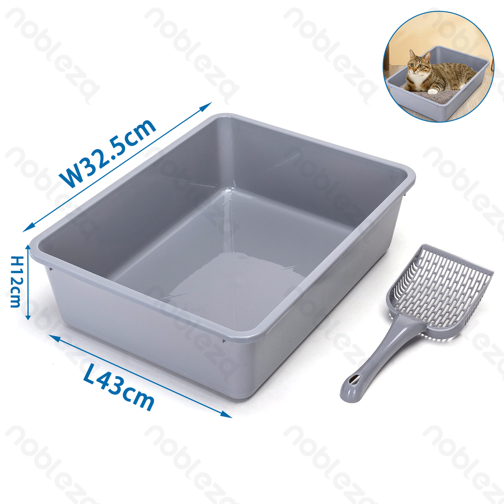 Nobleza Enclosed Litter Box with Scoop
