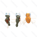 Aigostar Reeks kattenspeeltjes van insecten met kattenkruid