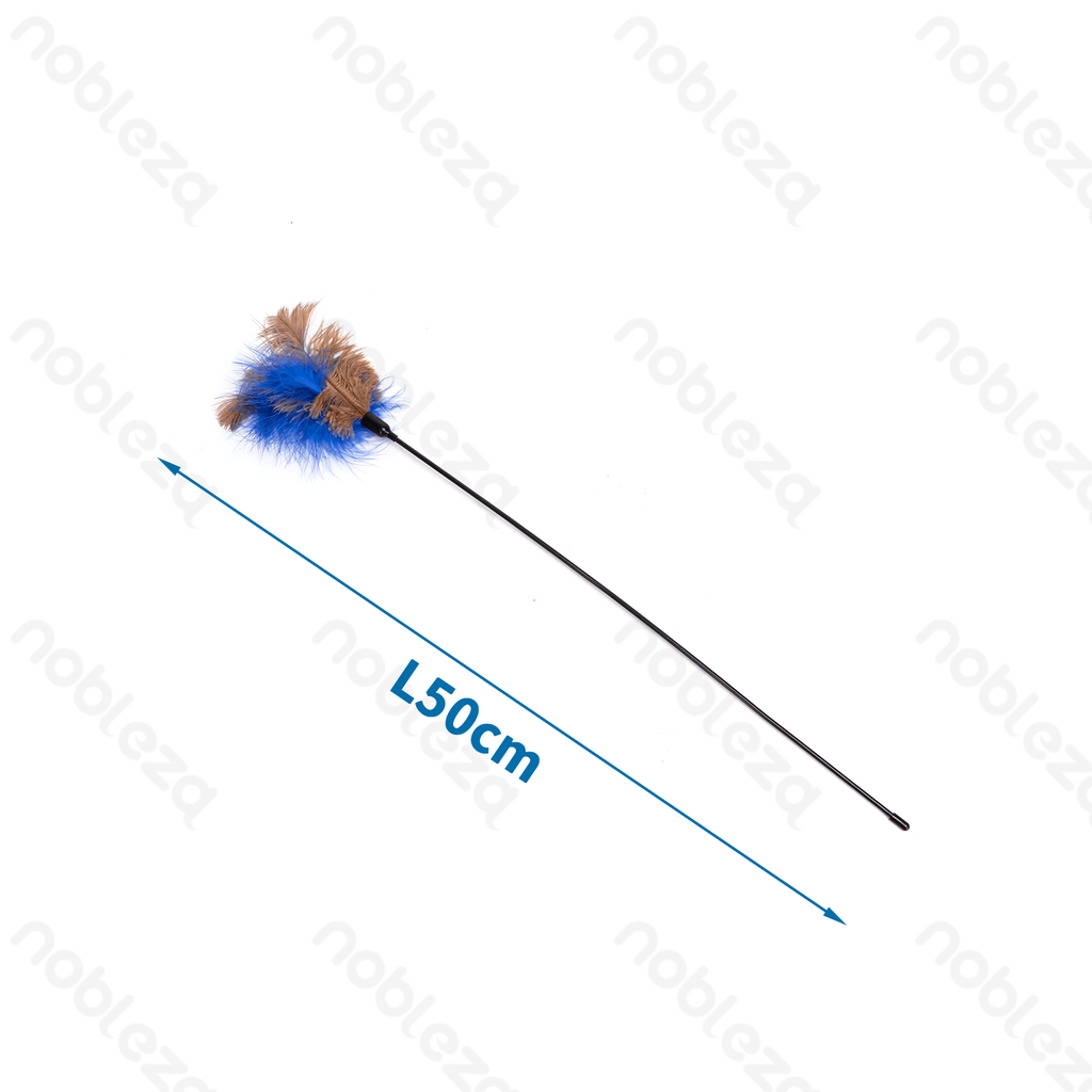 Nobleza Speelhengel met veren voor katten