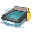 Nobleza Enclosed Litter Box with Scoop