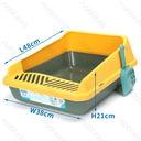 Nobleza Enclosed Litter Box with Scoop