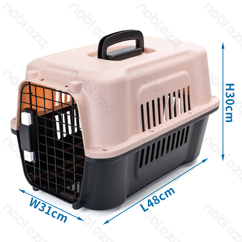 [B40707S0J] Cage de transport Nobleza avec protection contre la lumière pour les animaux de compagnie en avion