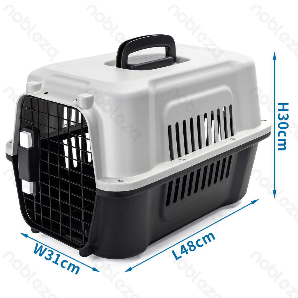 [B40707S0K] Cage de transport Nobleza avec protection contre la lumière pour les animaux de compagnie en avion