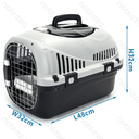 Nobleza Pet Carrier with Removable Urine-Resistant Insert for Traveling by Air