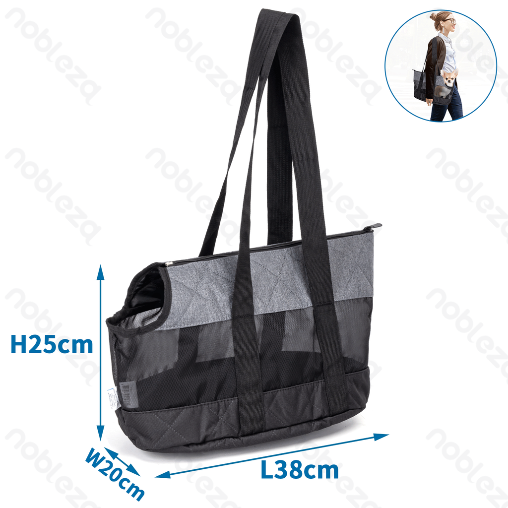 [B40707YU0] Nobleza Mesh Pet Carrier
