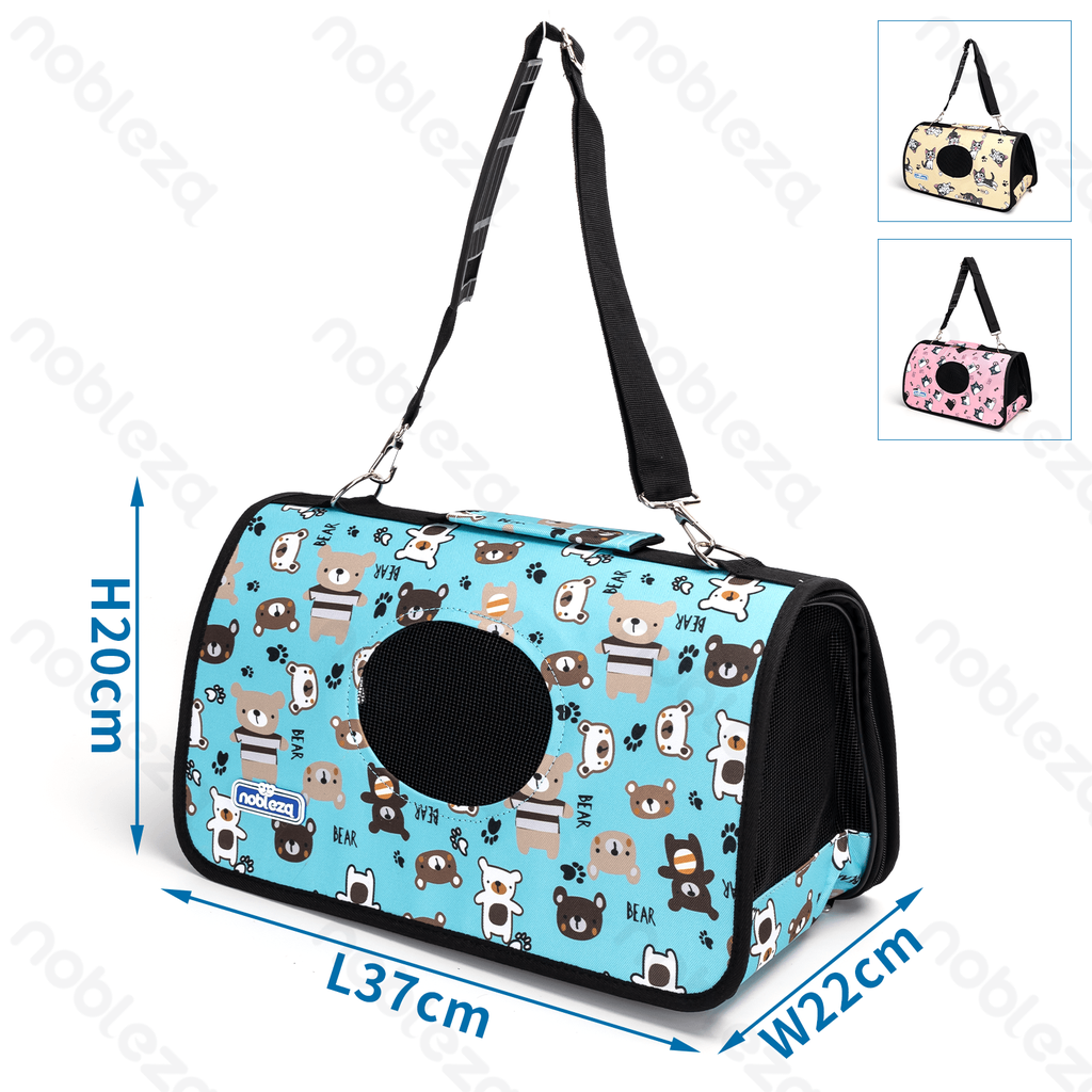 [B40707YF4] Nobleza Wunderschöne Transporttasche für Haustiere
