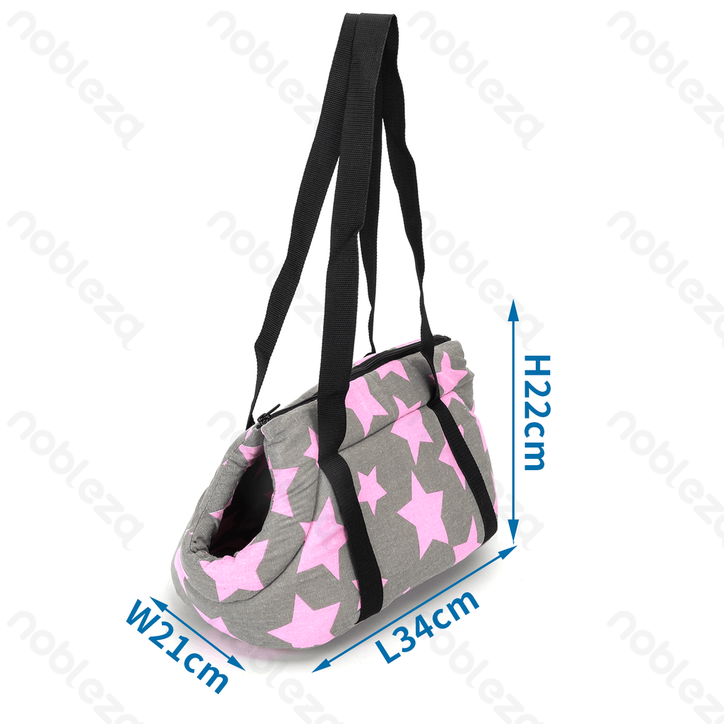 [B40707YA3] Nobleza Printed Pet Carrier