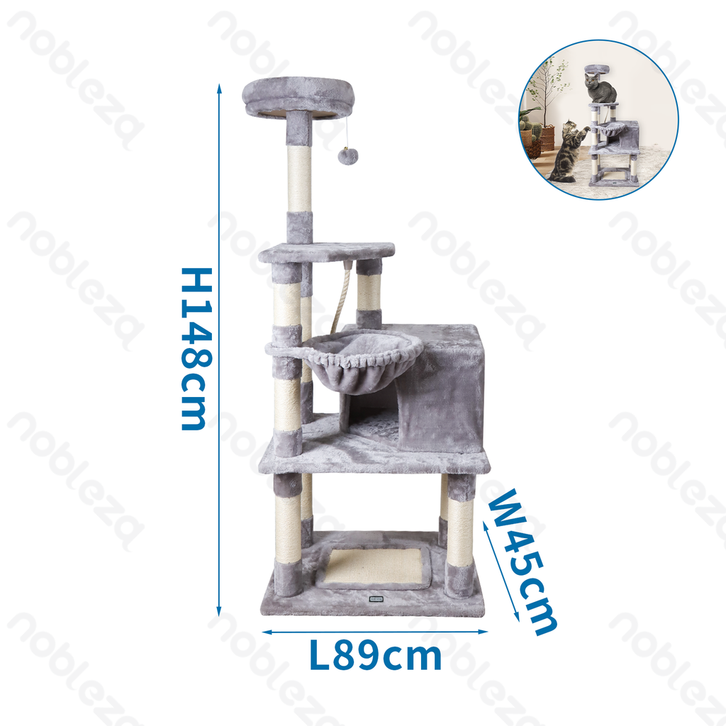 [B40303RV9] Nobleza Multifunktionaler Kratzbaum