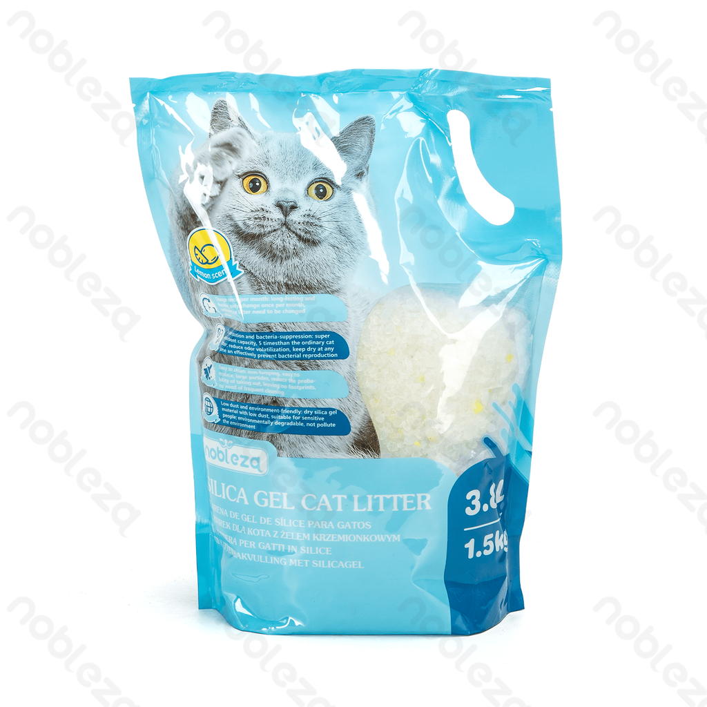 Aigostar SILICA GEL CAT LITTER 3.8L 1.5kg Lemon