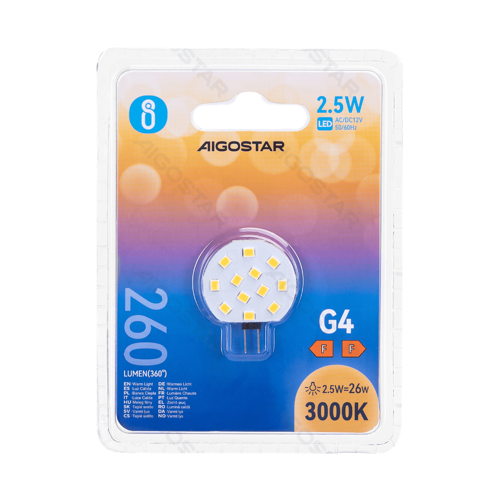 [B10109RL4] LED-Lampenperlen G4 2,5 W