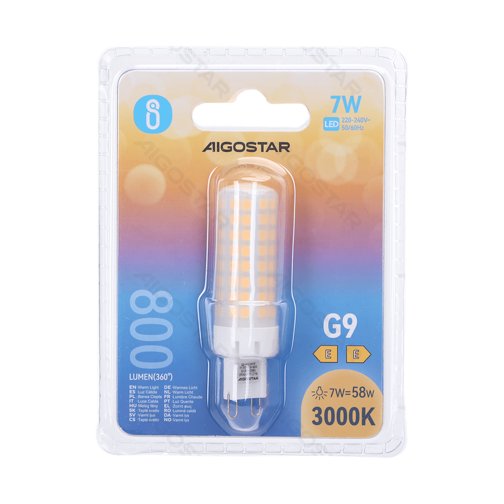 [B10109RM8] LED Lampkralen G9 7W