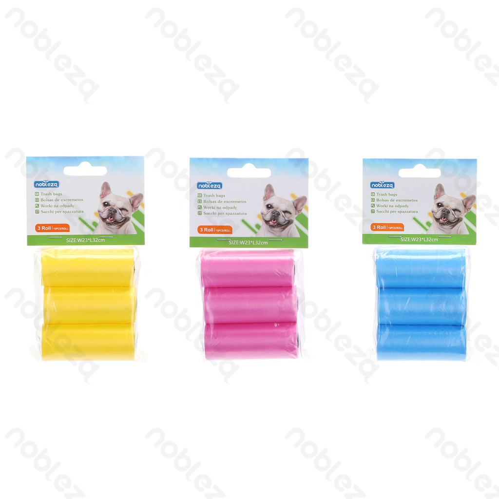 Aigostar Waste bags W23*L32cm 0.8 mil Blue&Yellow&Red