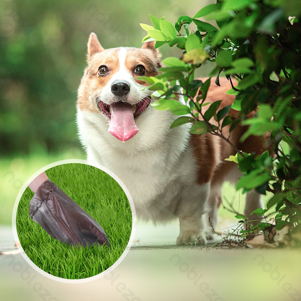 [B40704OU4] Nobleza Waste bags W23*L32cm 0.8 mil Blue&Pink&Yellow&Green&Black 20pcs