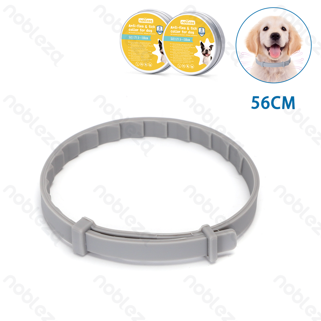 [B40702QG6] Nobleza Flea Collar for Dogs, 2-Pack