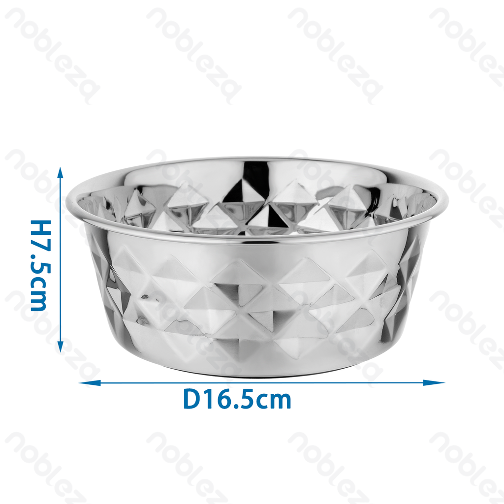 Aigostar Anti-slip huisdierenkom met verdikt diamantpatroon