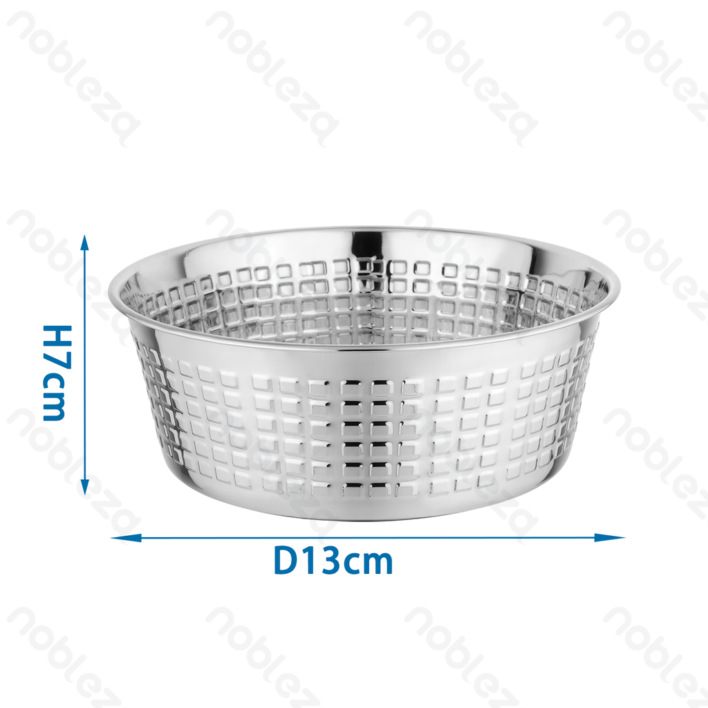 Nobleza Anti-slip huisdierenkom met verdikt hamerpatroon