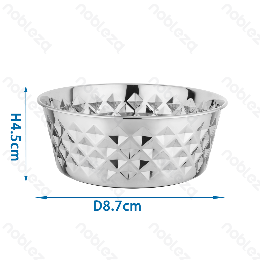 Nobleza Anti-slip huisdierenkom met verdikt diamantpatroon