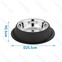 Aigostar Anti-slip huisdierenkom met krokodilpatroon