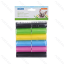 Nobleza Waste bags W23*L32cm 0.8 mil Blue&Pink&Yellow&Green&Black 12pcs