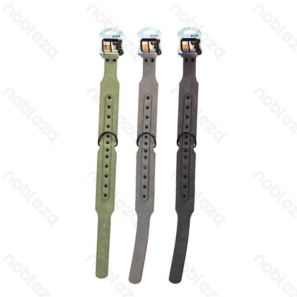 [B40707PQ7] Nobleza Breites Halsband für Hunde