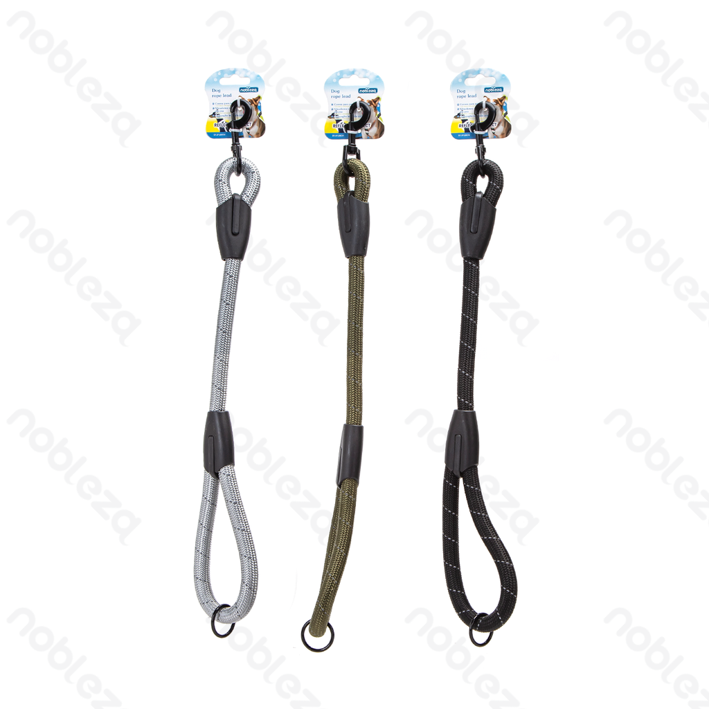 Nobleza Reflective Short Round Rope Leash