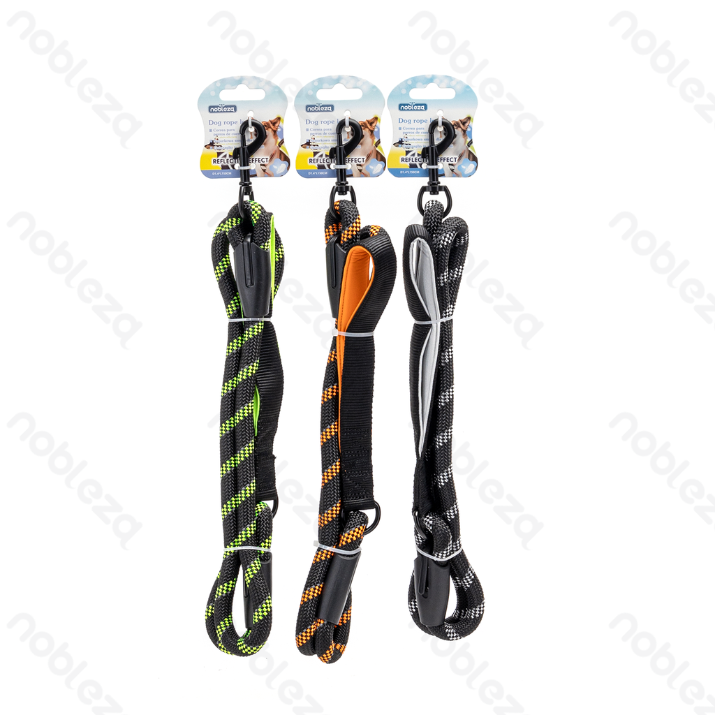 [B40707PQ1] Nobleza Reflektierender runder Kordelgürtel