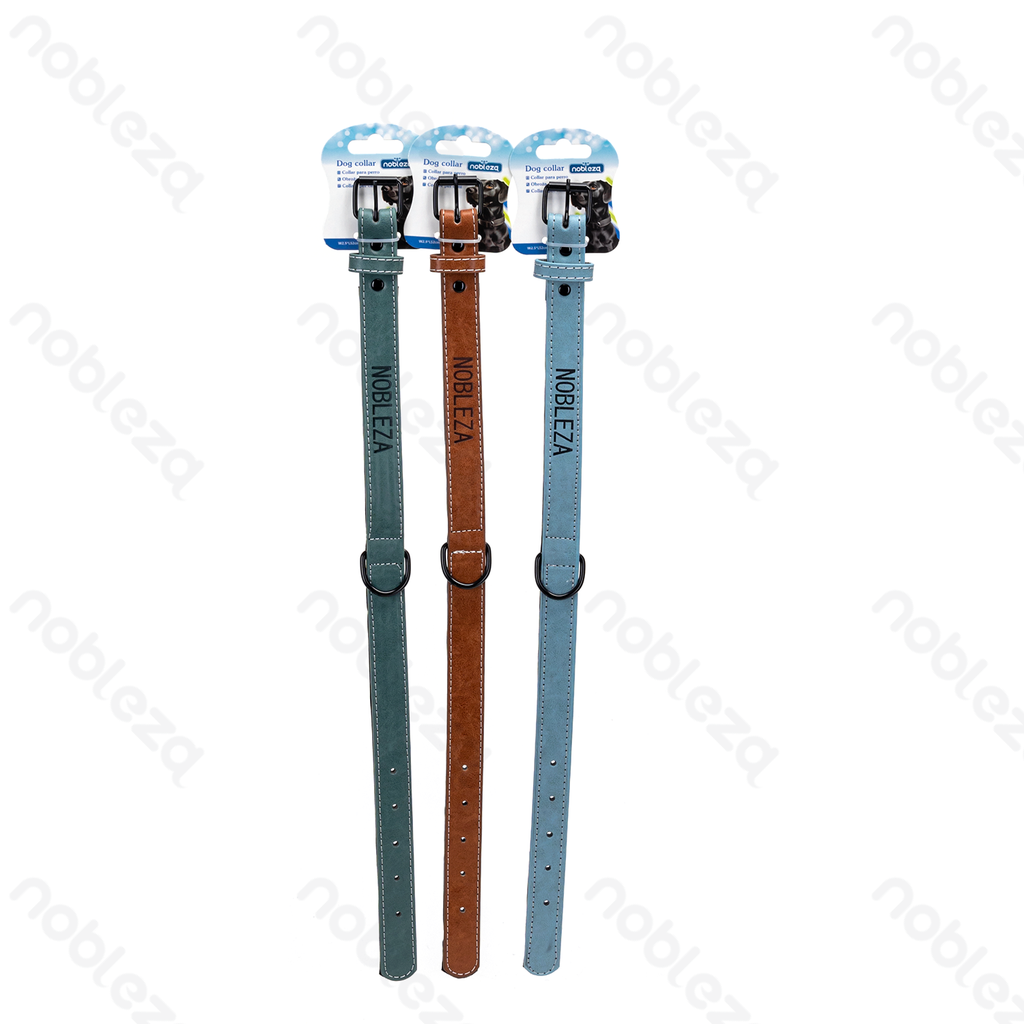 [B40707P7T] Nobleza Hondenhalsband van pu-materiaal