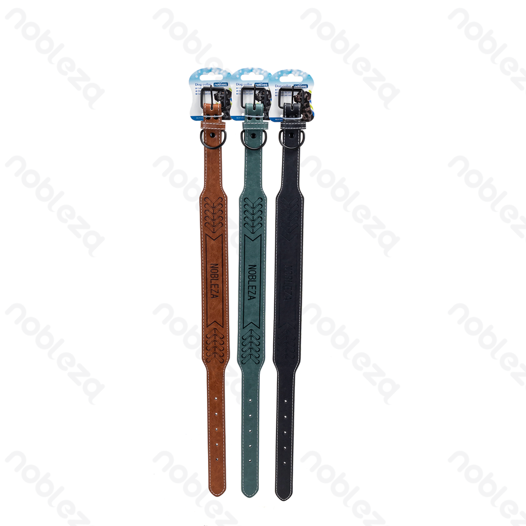 [B40707P7N] Nobleza Hondenhalsband van pu-materiaal