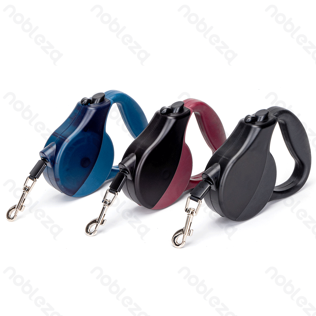 [B40707P1R] Nobleza Intrekbare hondenriem voor honden tot 50kg 5M