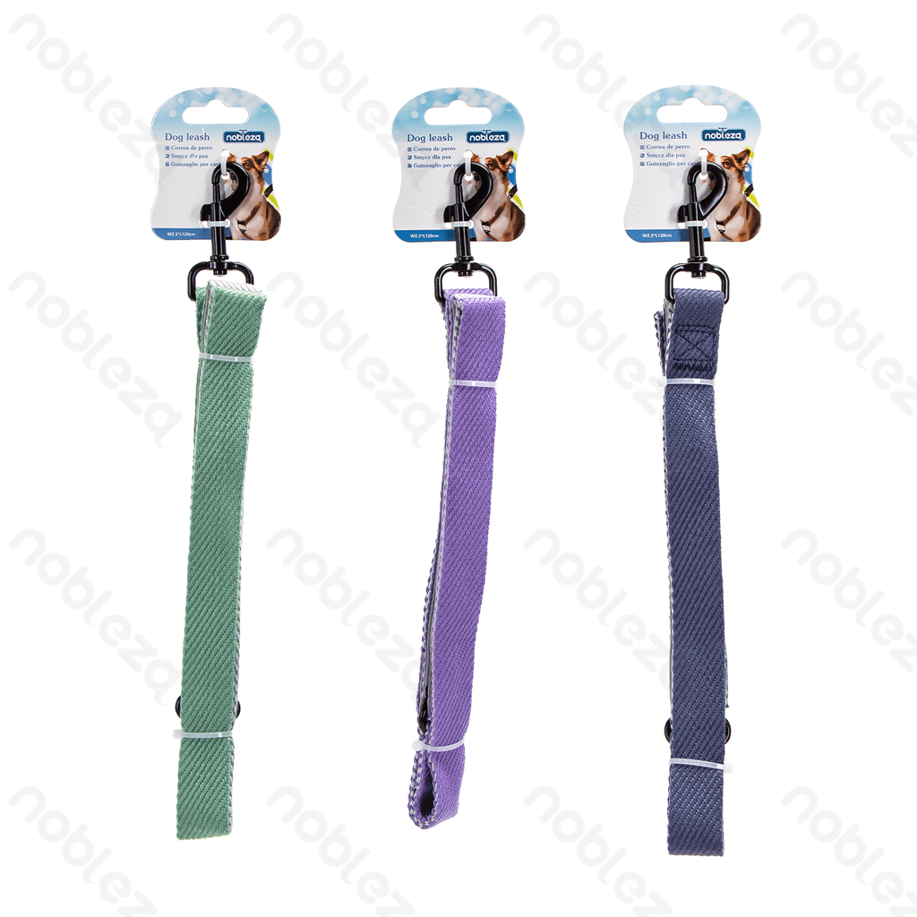 [B40707PA1] Nobleza Solide hondenleiband