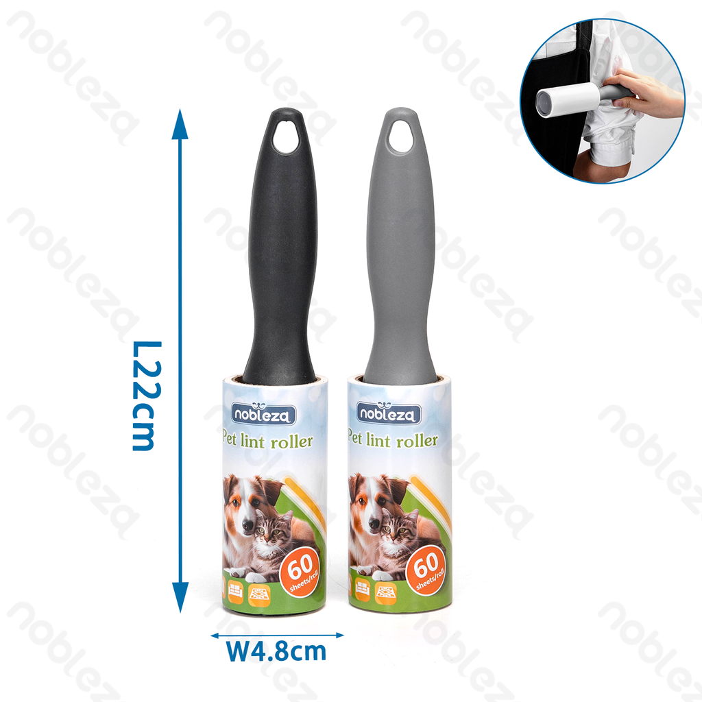 [B40706OJ3] Nobleza CLOTHING ROLLER FOR PET HAIR WITH 1 HANDLE AND 1 ROLL