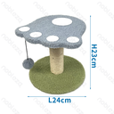Nobleza Cat Scratching Toy with Paw Print