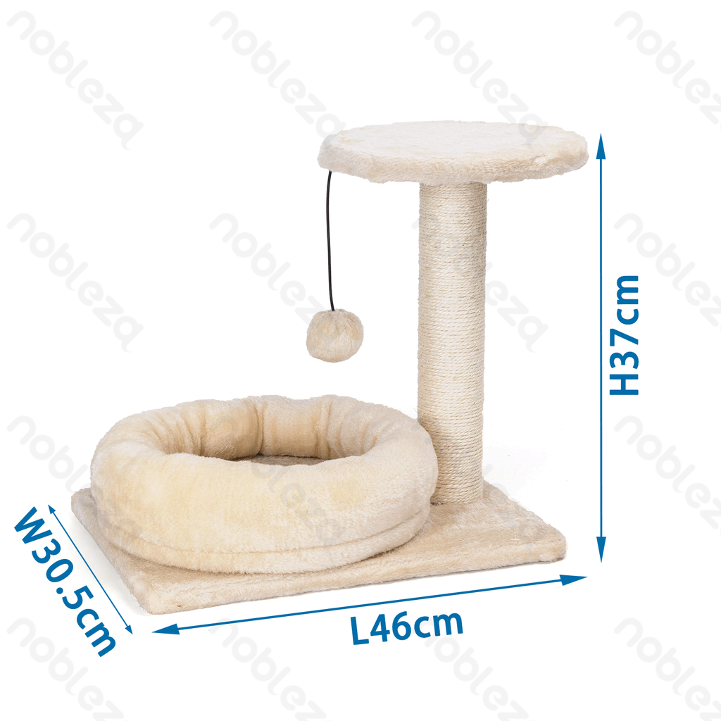 [B40303OH6] Nobleza Mini Cat Tree with Cat Bed