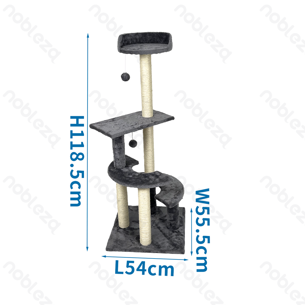 Nobleza Vierlaags klimrek voor katten voor op het terras