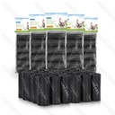 Aigostar Waste bags Logo print style W23*L32cm 0.8 mil Black 6pcs